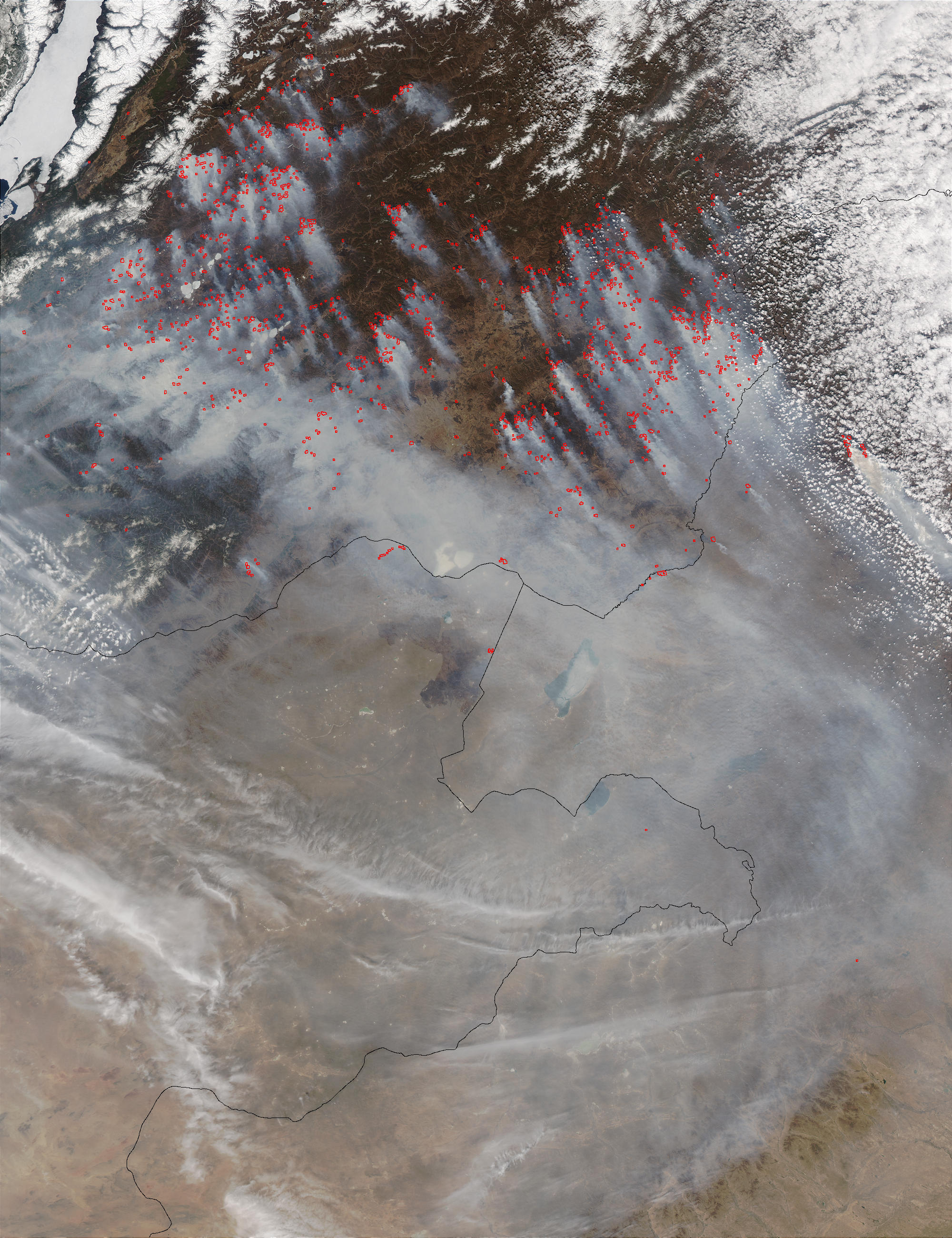 Fires Surrounding Lake Baikal - related image preview