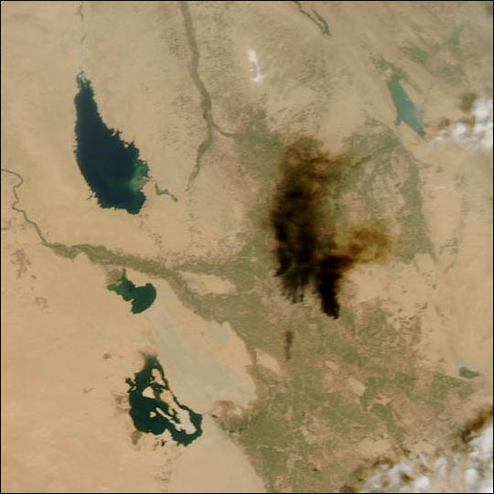 Oil Fires in Iraq