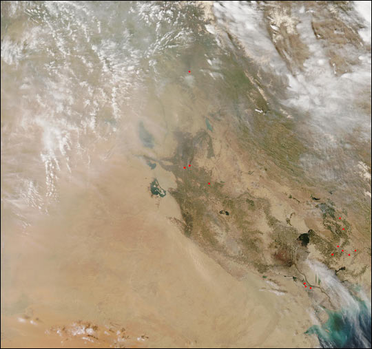 Oil Fires in Iraq