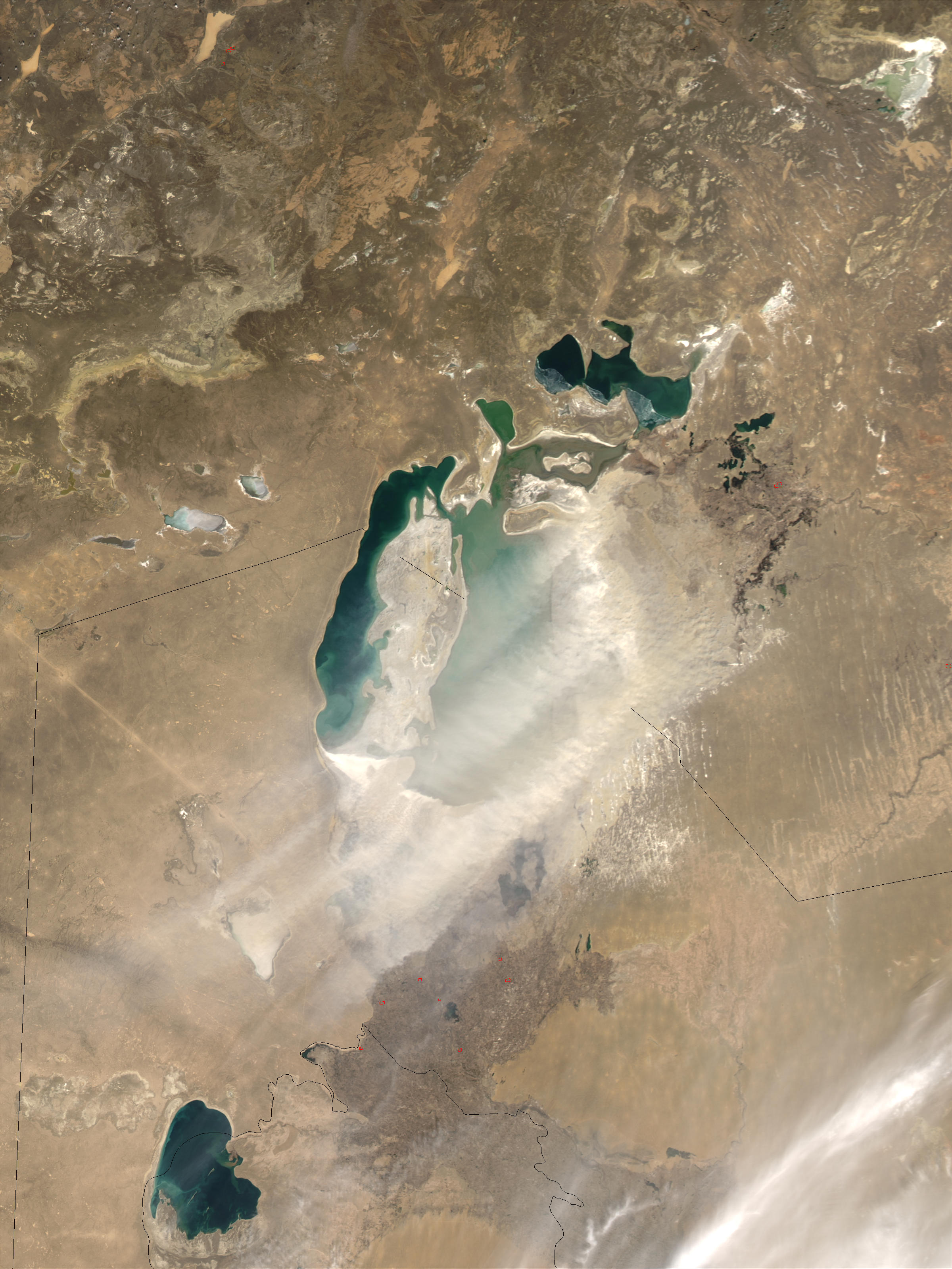 Dust over the Aral Sea - related image preview