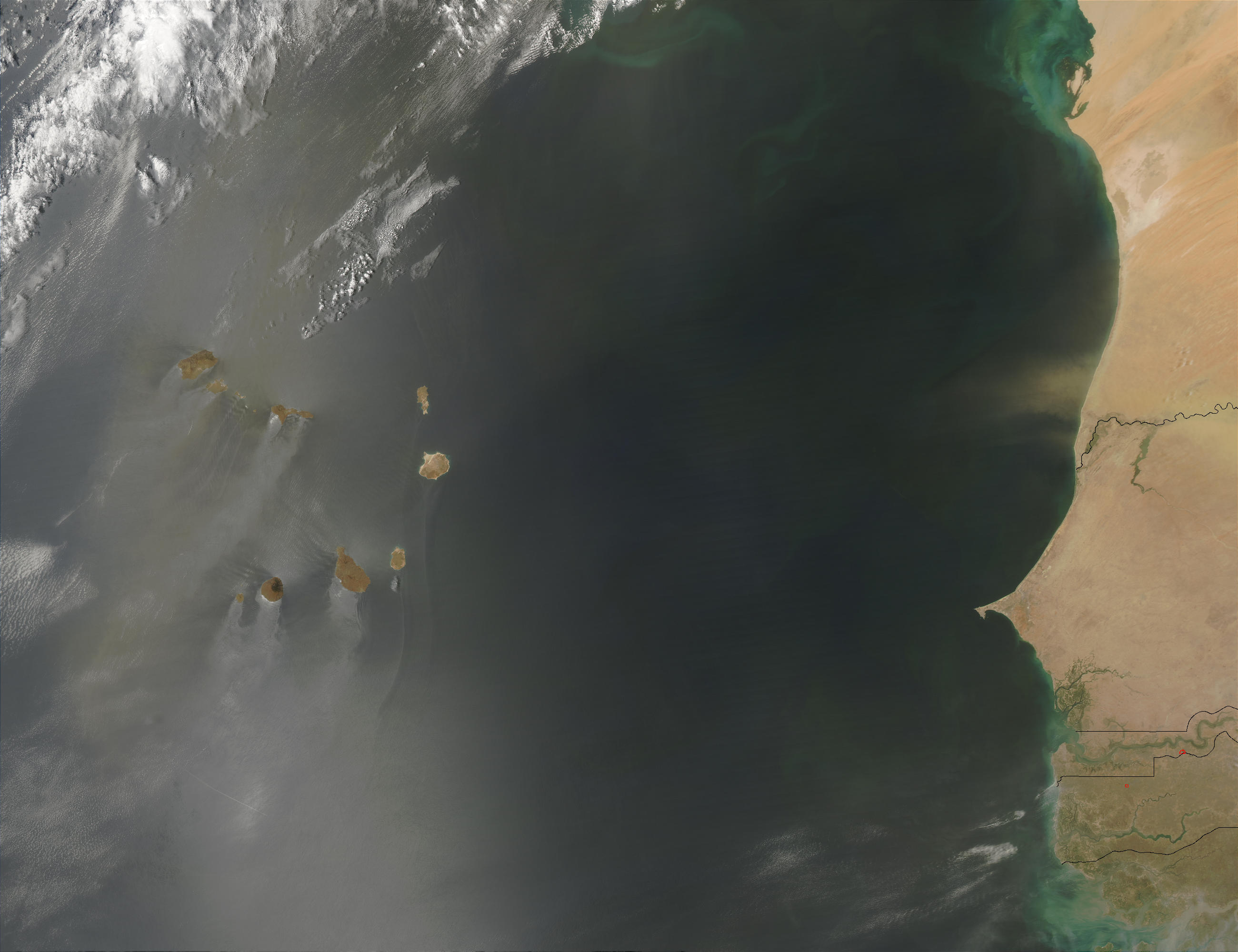 Dust Storm over Mauritania - related image preview