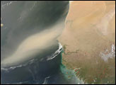 Dust Storm over Mauritania