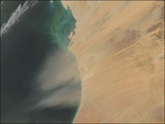 Dust Storm over Mauritania - related image preview