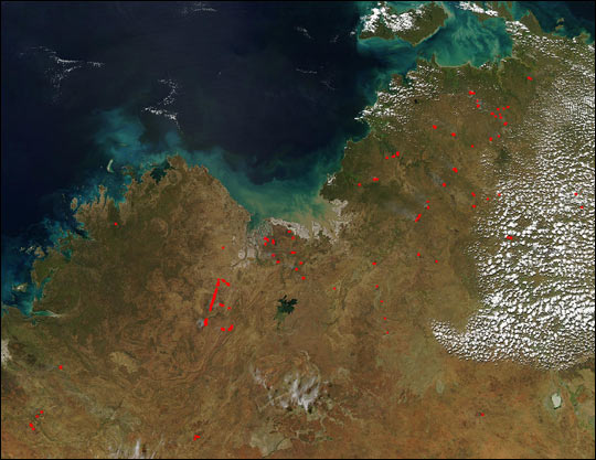 Fires in Northwest Australia