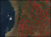 Biomass Burning in Central and Southern Africa