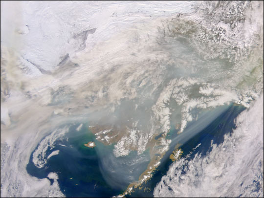 Smoke from Fires in Eastern Russia