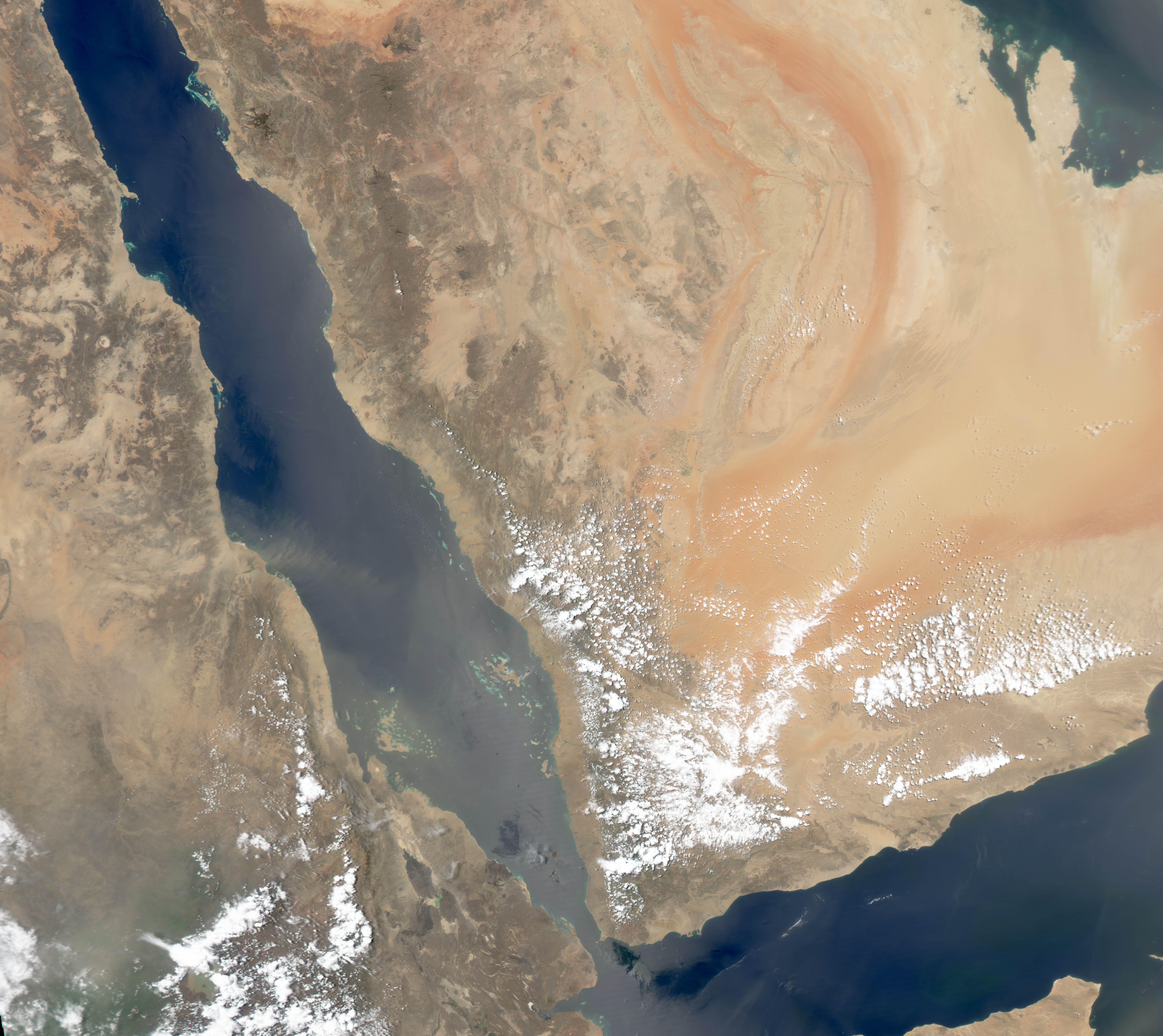 Dust Blowing over the Red Sea - related image preview