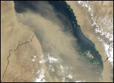 Dust Blowing over the Red Sea