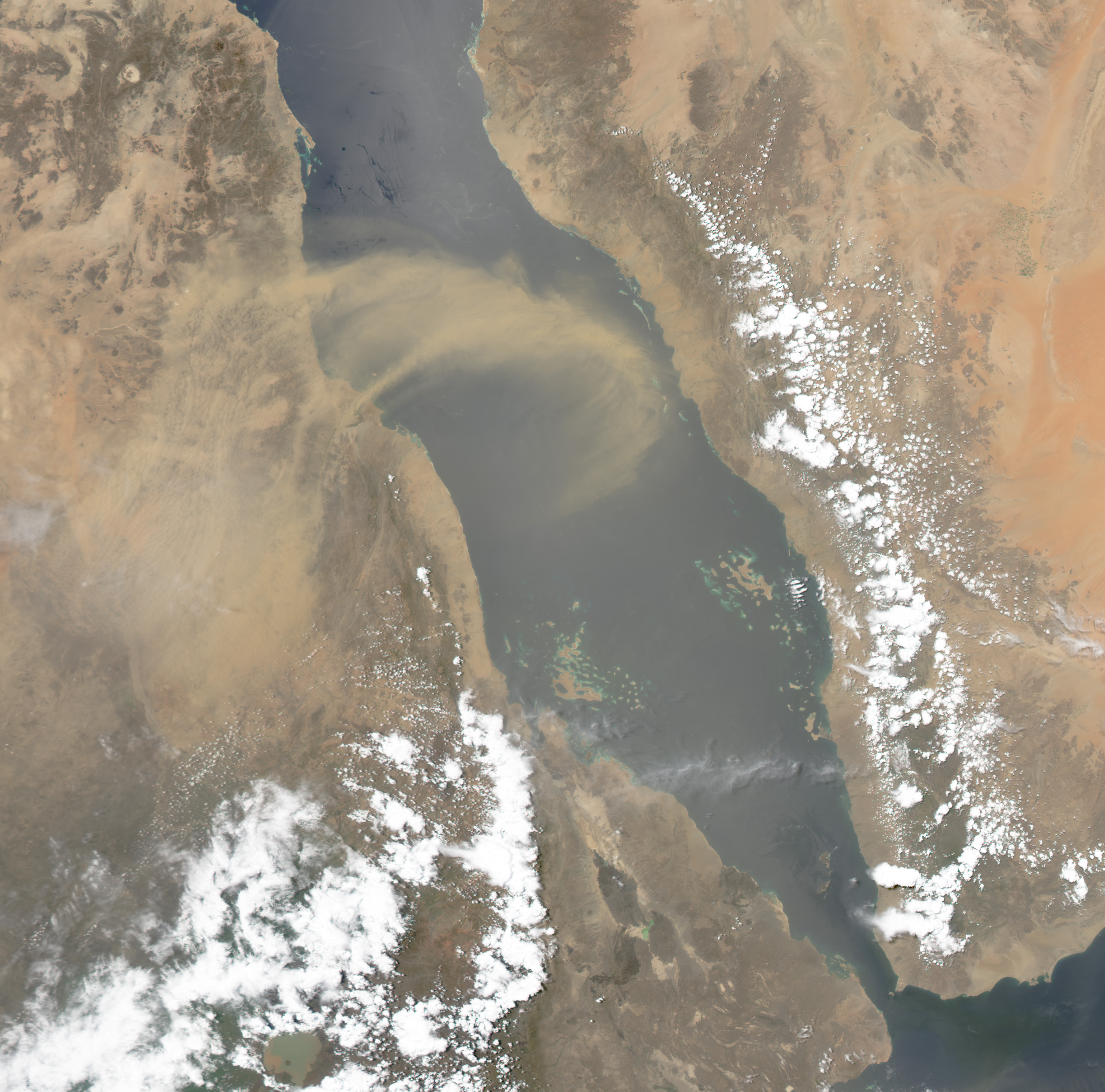Dust Blowing over the Red Sea - related image preview