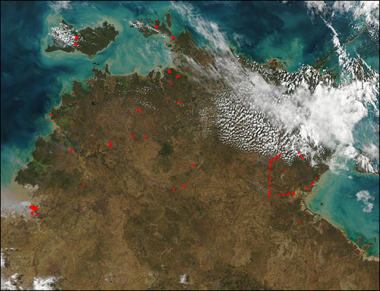 Fires in Northern Australia