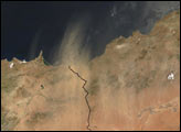 Dust Storm over Morocco and Algeria