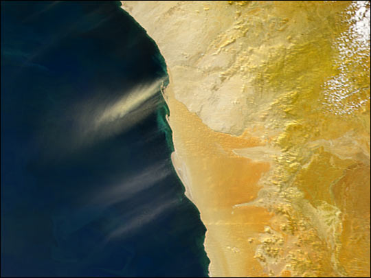 Streamers of Dust off Namibia - related image preview