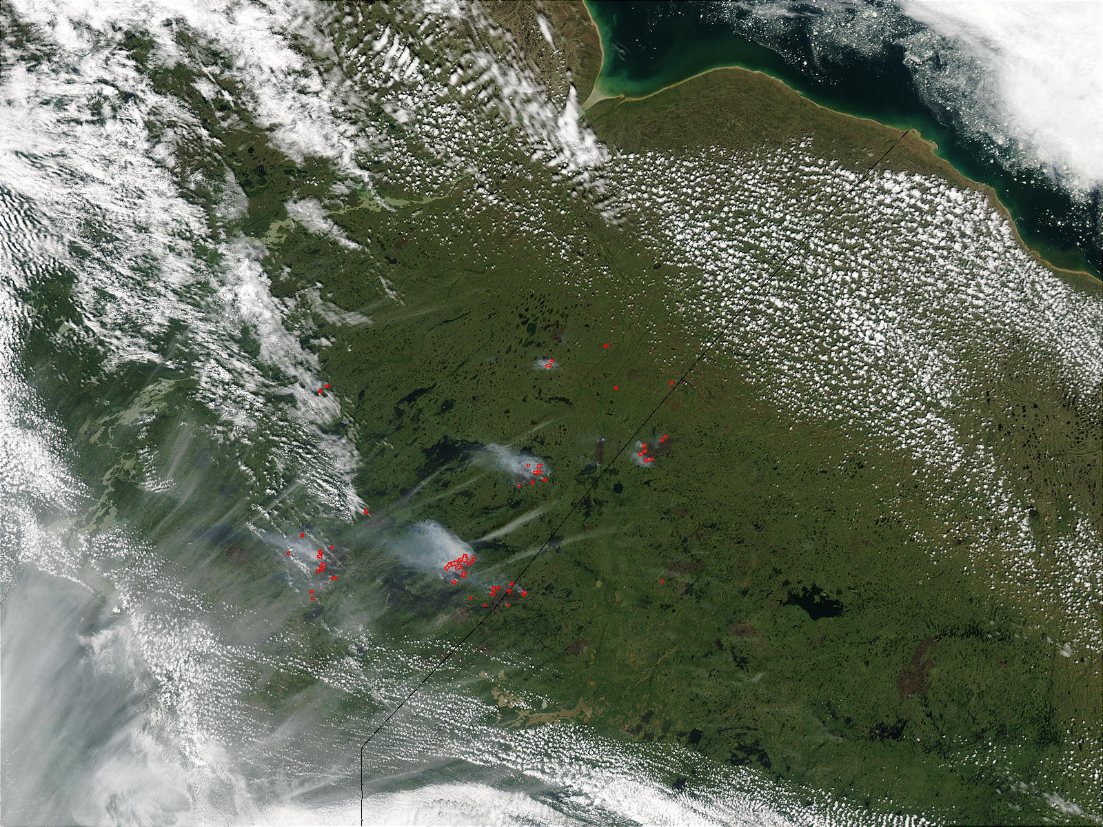 Fires in Manitoba and Ontario - related image preview