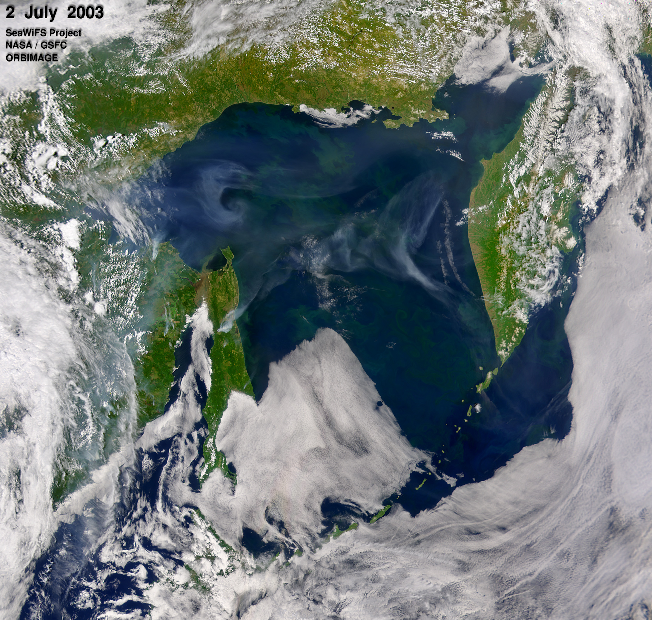Smoke Across Sea of Okhotsk - related image preview