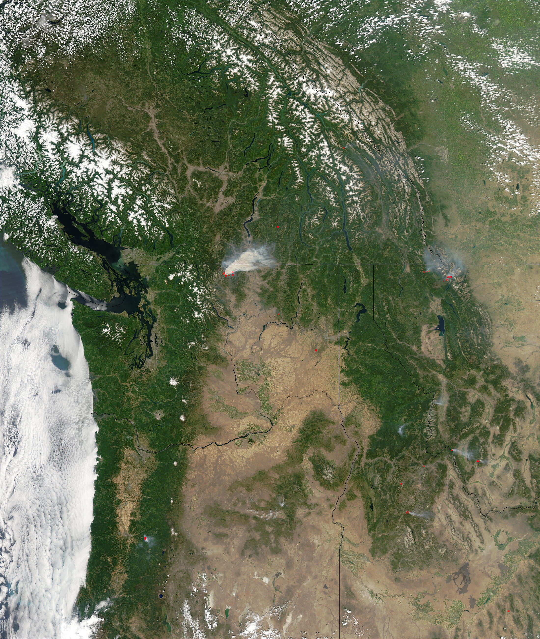 Fawn Peak Complex Fire in Washington : Natural Hazards