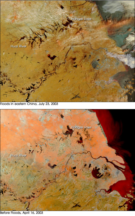 Flooding in Eastern China