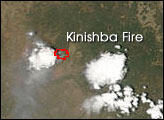 Kinishba Fire on Fort Apache Reservation