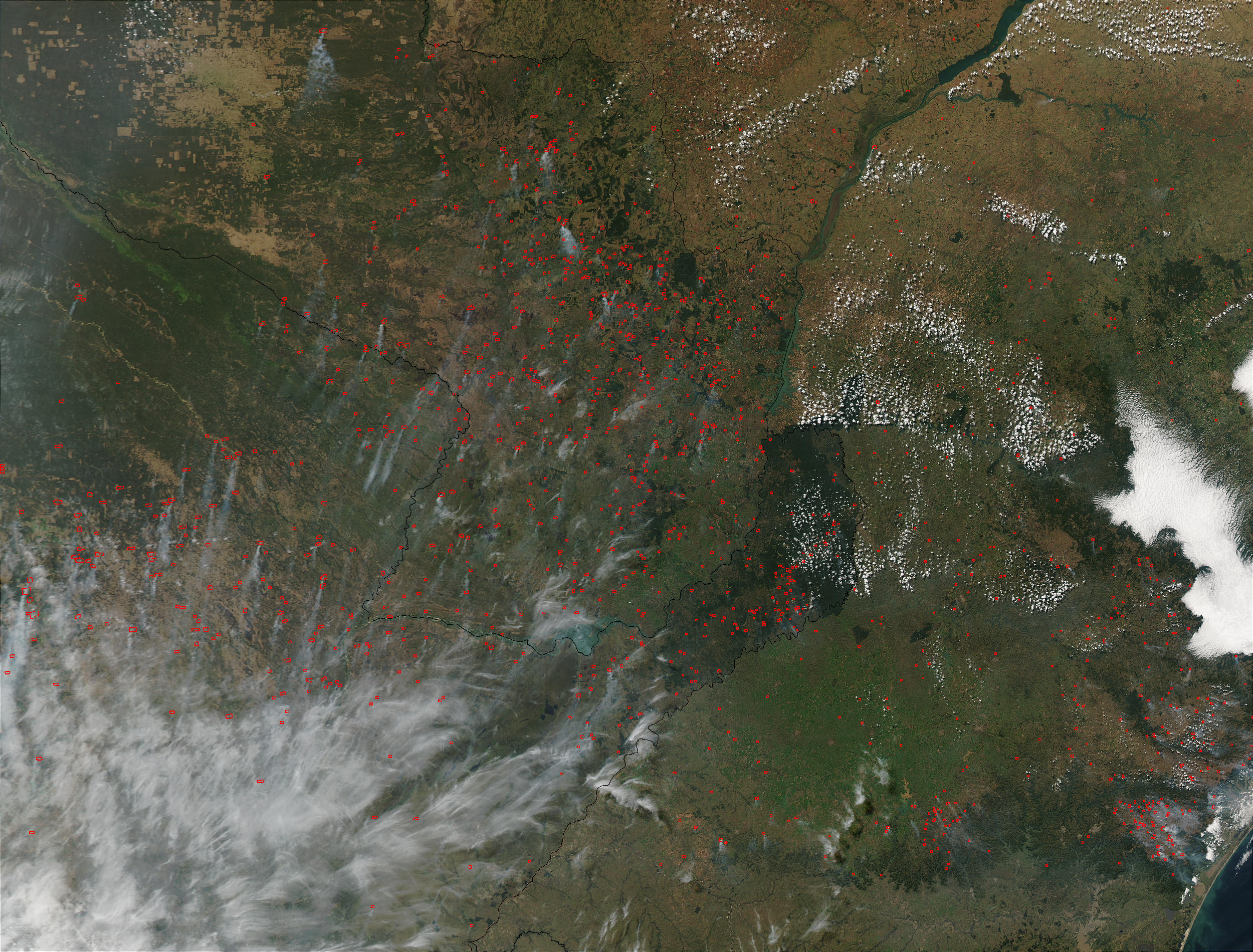 Fires in Brazil, Argentina, and Paraguay - related image preview