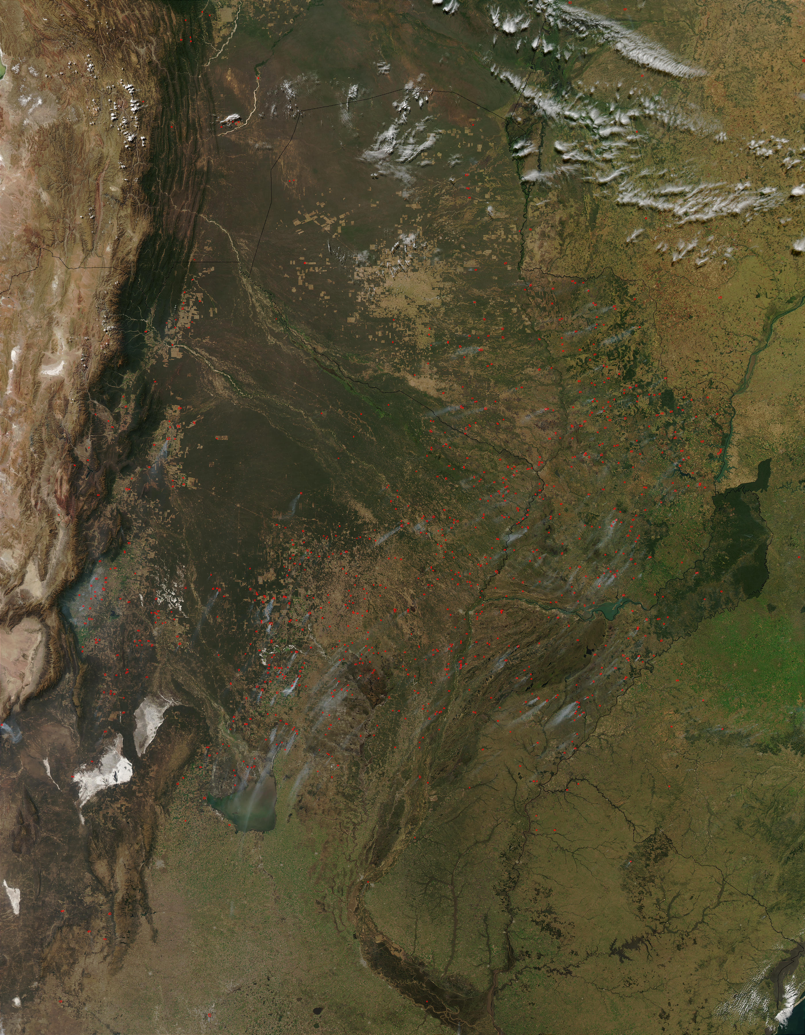 Fires in Brazil, Argentina, and Paraguay - related image preview