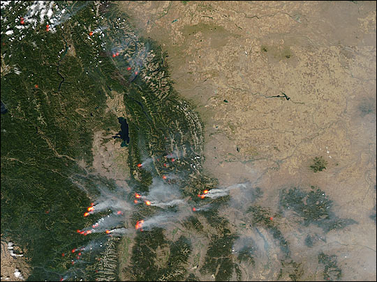 Fires in the Northern Rockies
