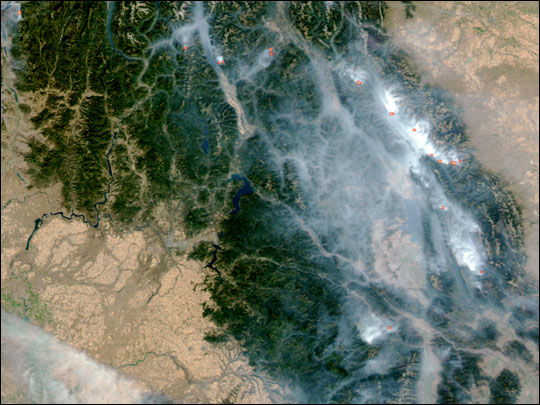 Fires in the Northern Rockies