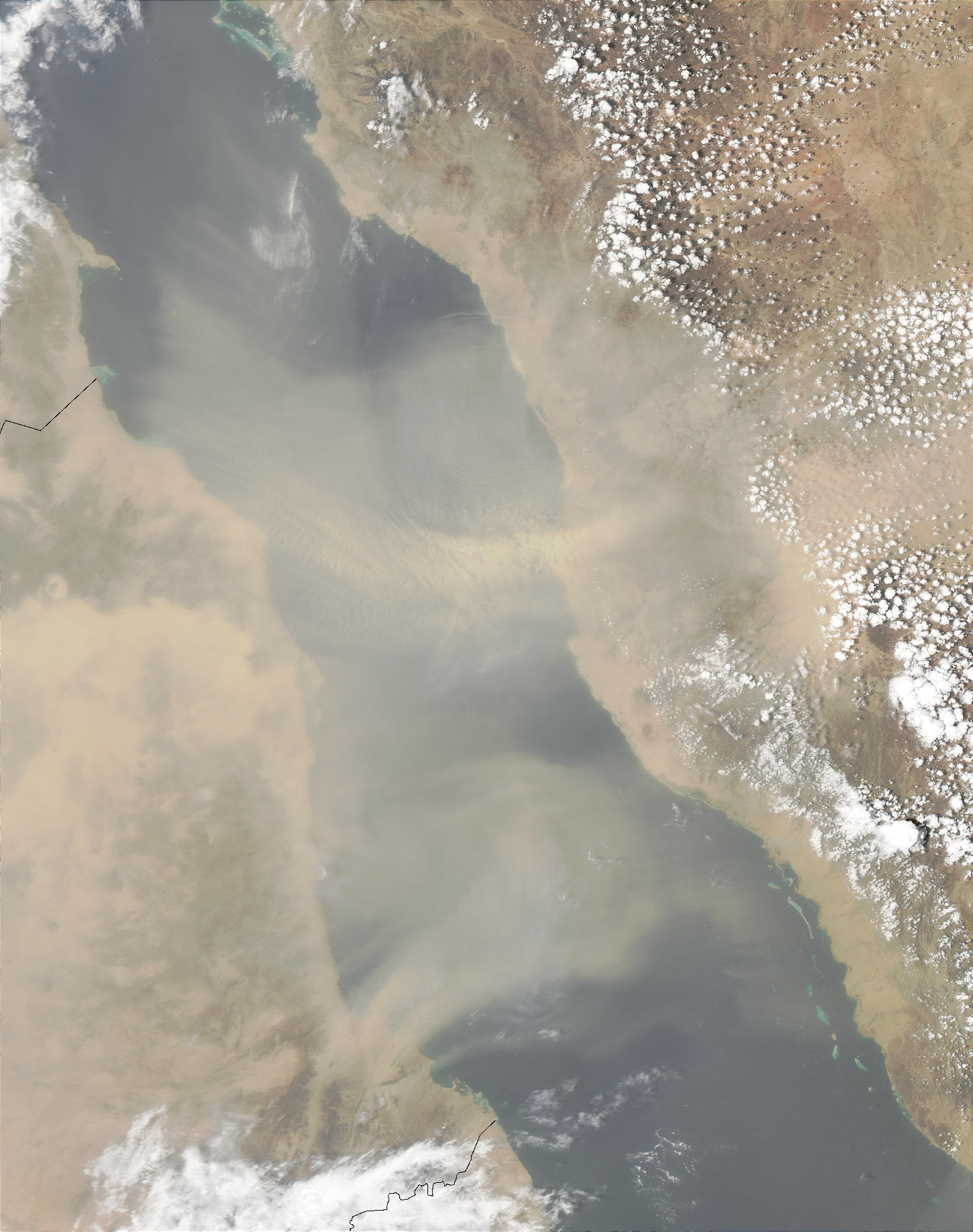 Dust Storm Over Red Sea - related image preview