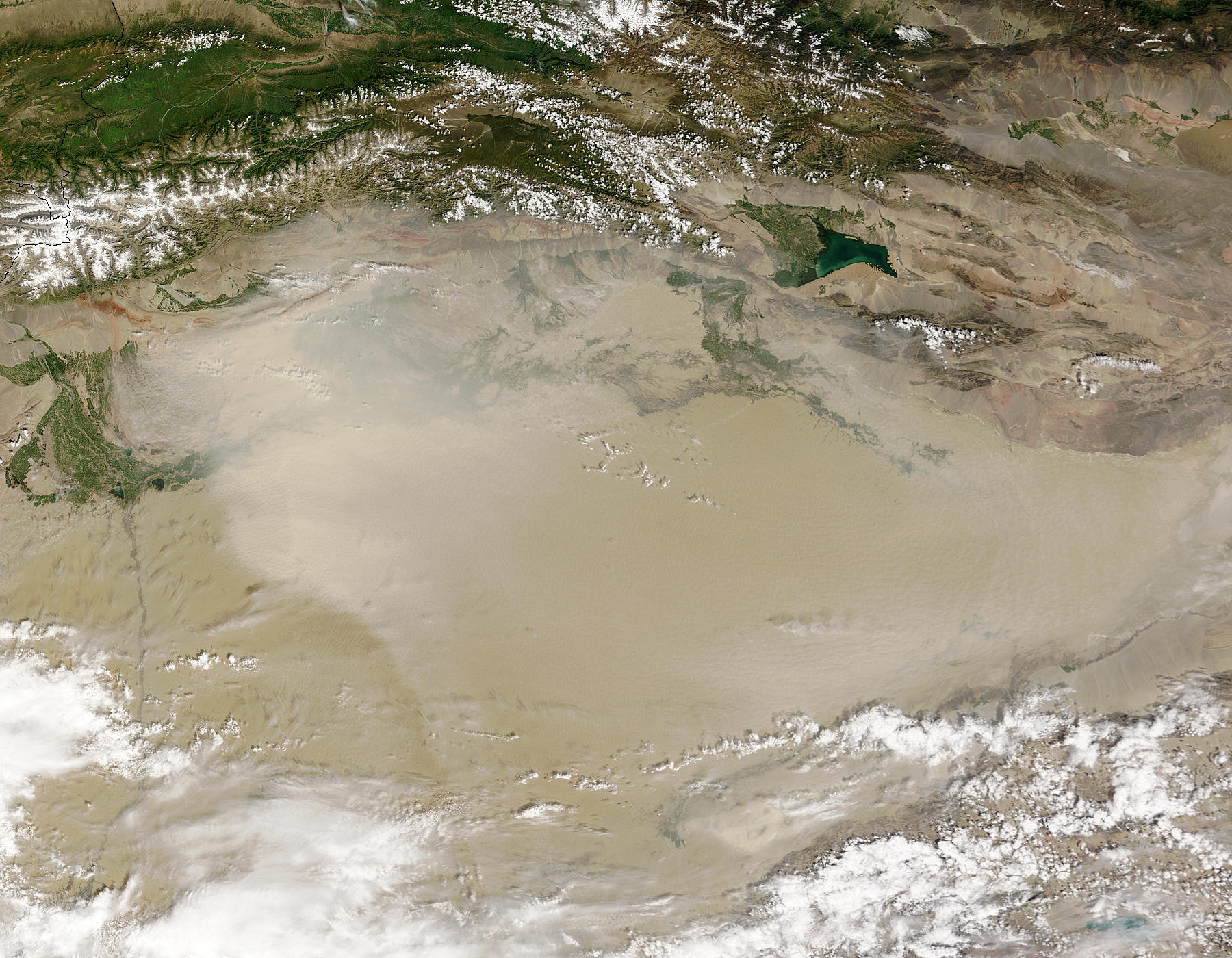 Dust Storm in Taklimakan Desert - related image preview