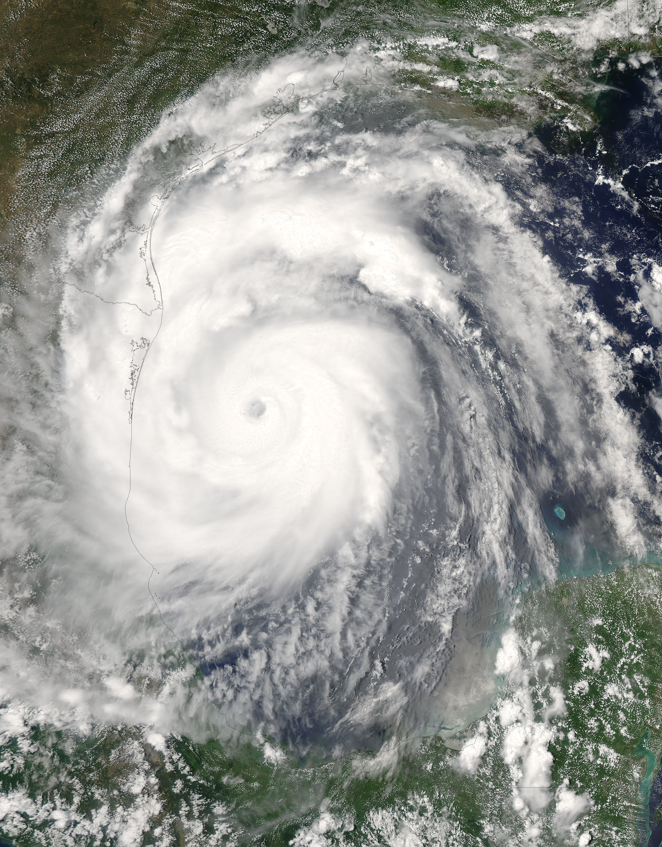 Hurricane Emily (05L) approaching Mexico and Texas - related image preview