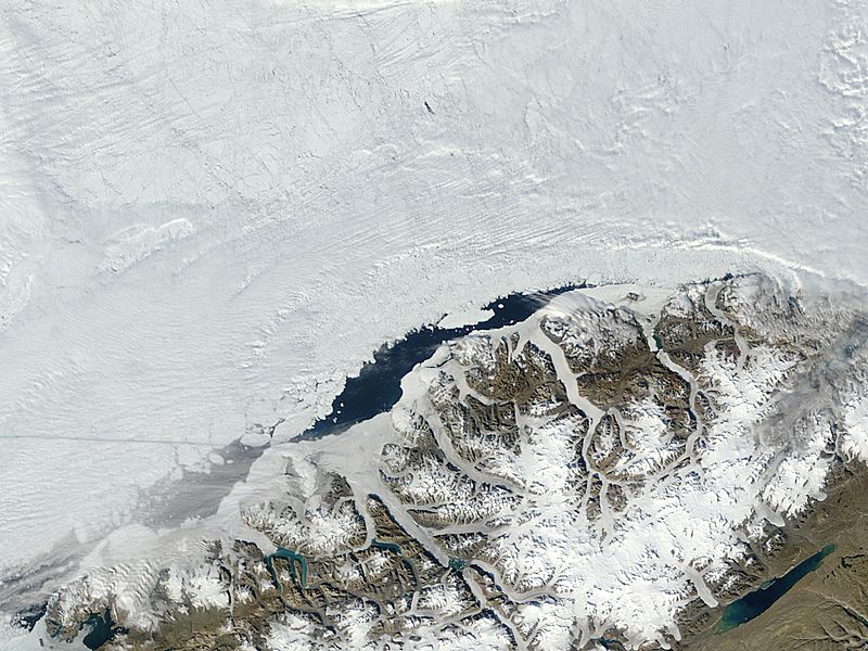 Ayles Ice Shelf after collapse, Ellesmere Island, Canada - related image preview
