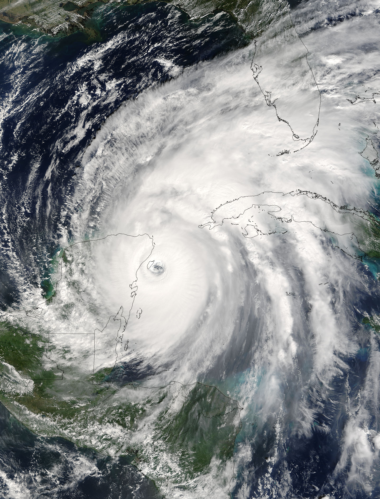 Hurricane Wilma (24L) over Mexico - related image preview