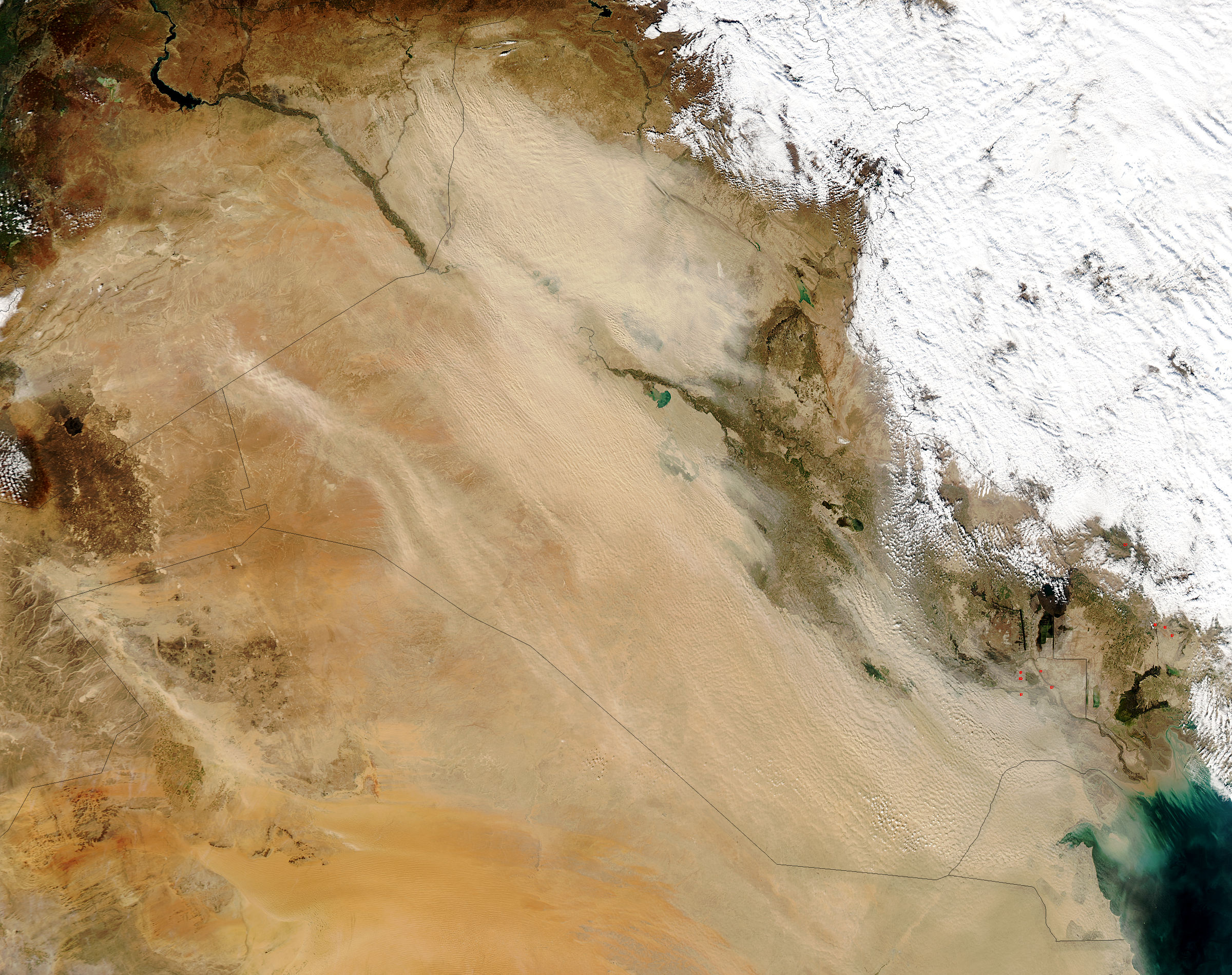 Dust storm in Iraq - related image preview