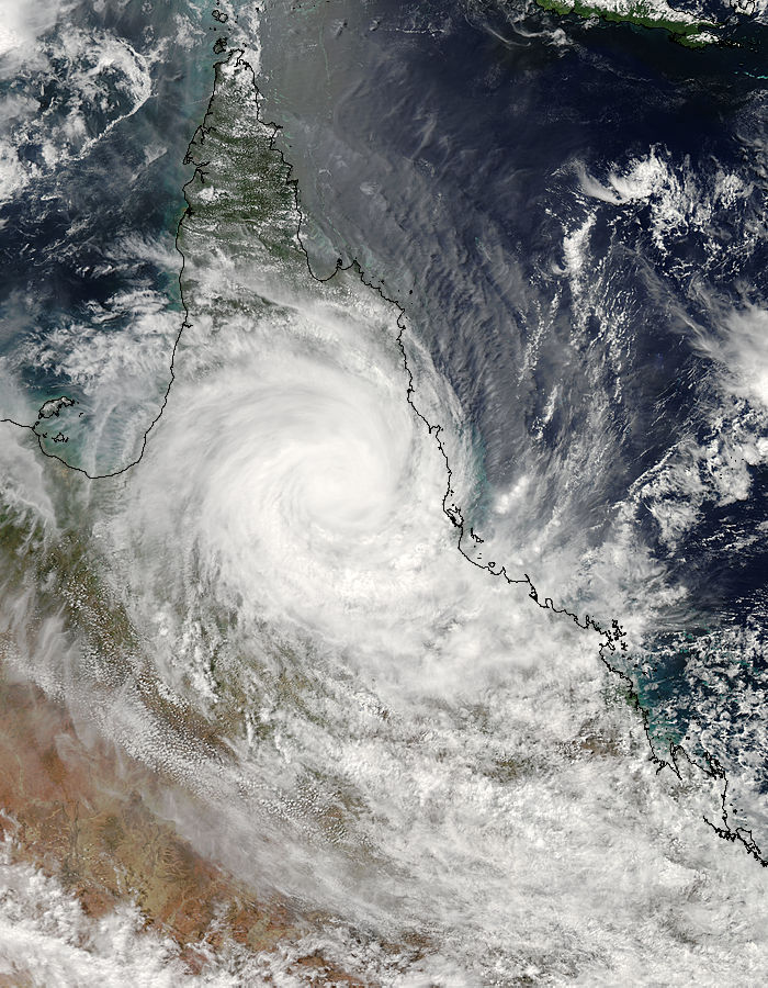 Cyclone Larry (17P) over northeast Australia - related image preview