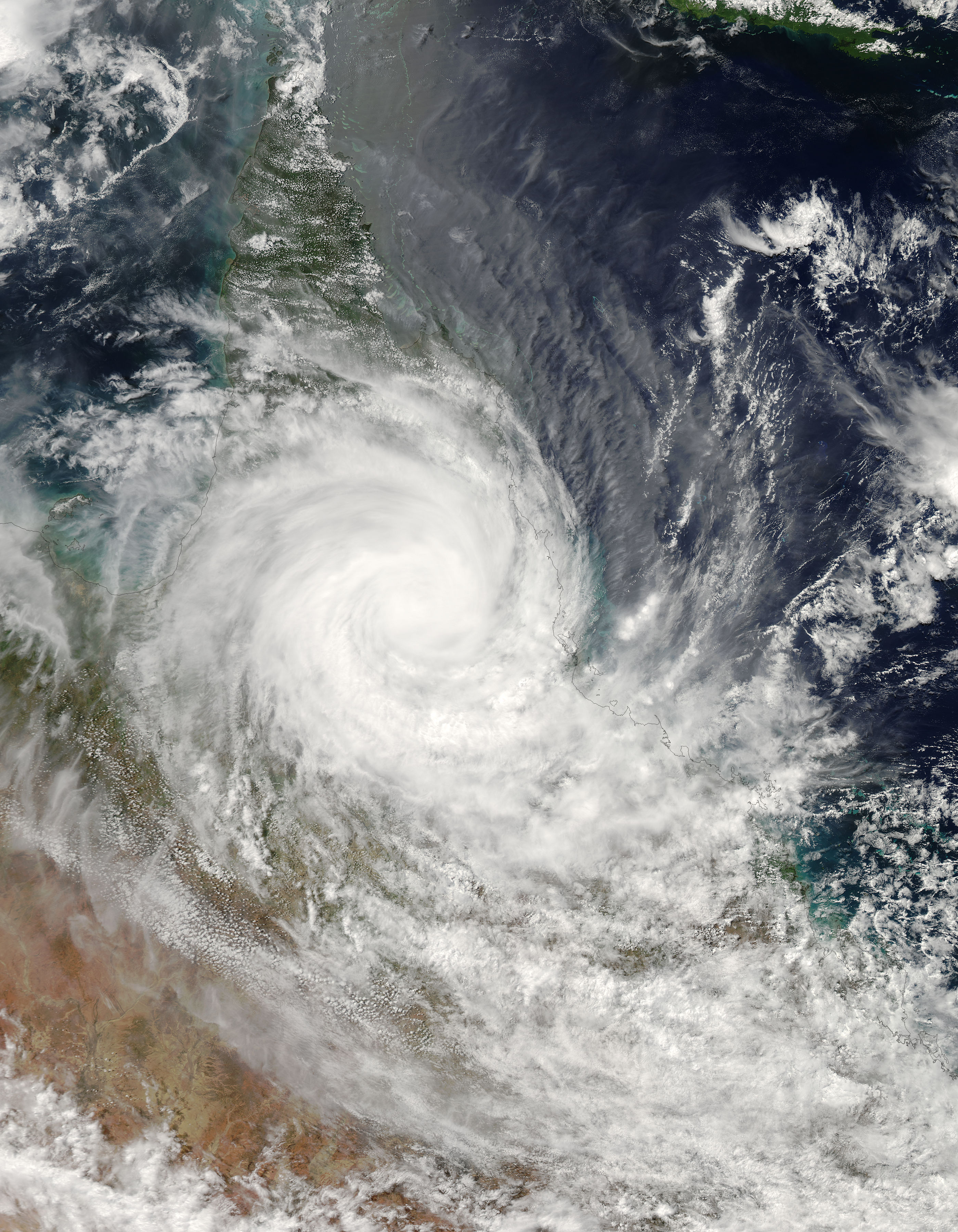 Cyclone Larry (17P) over northeast Australia - related image preview