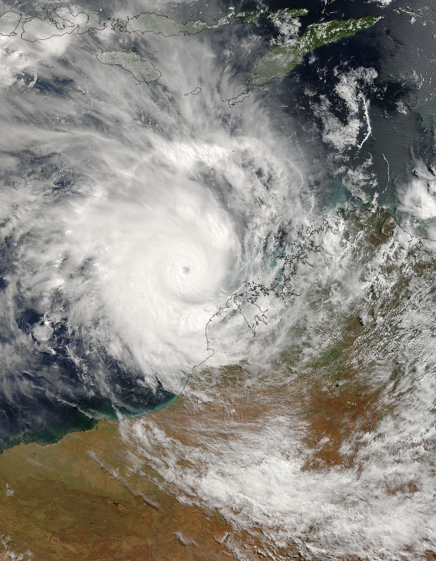 Cyclone Glenda (20S) off Australia