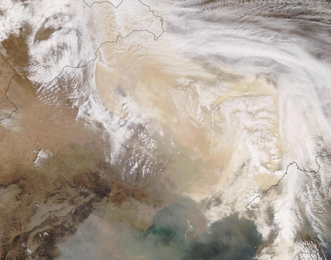 Dust storm in northeast China - related image preview