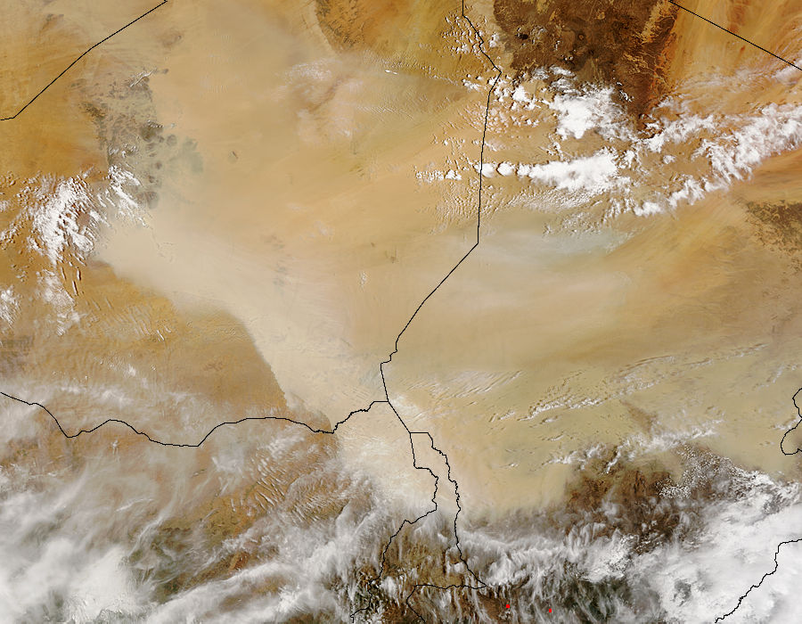 Dust storm in the Sahara Desert - related image preview