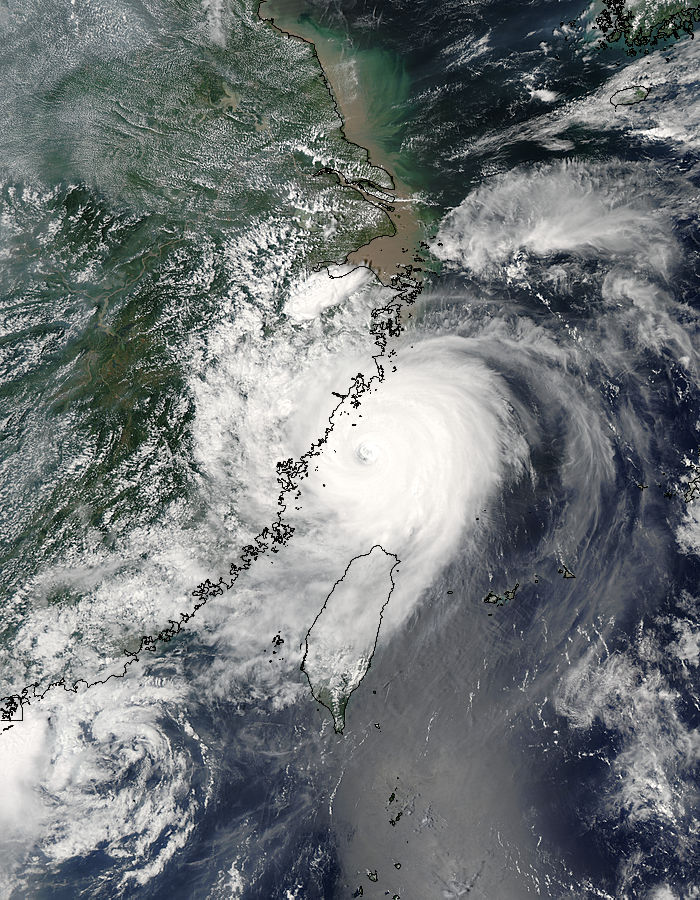 Typhoon Saomai (08W) over China and Taiwan - related image preview