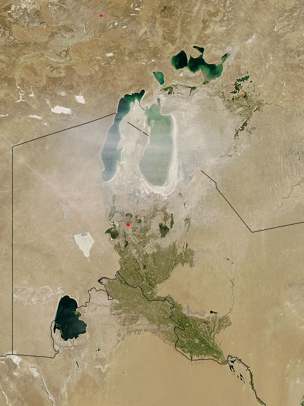 Dust Storm over the Aral Sea - related image preview