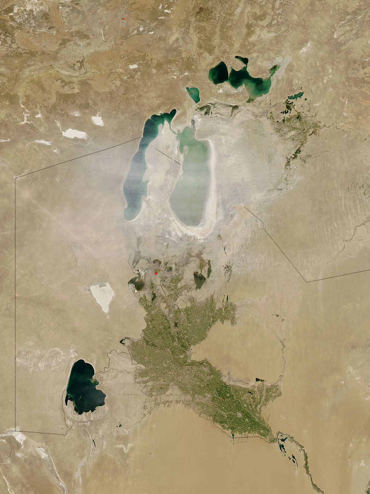 Dust Storm over the Aral Sea - related image preview