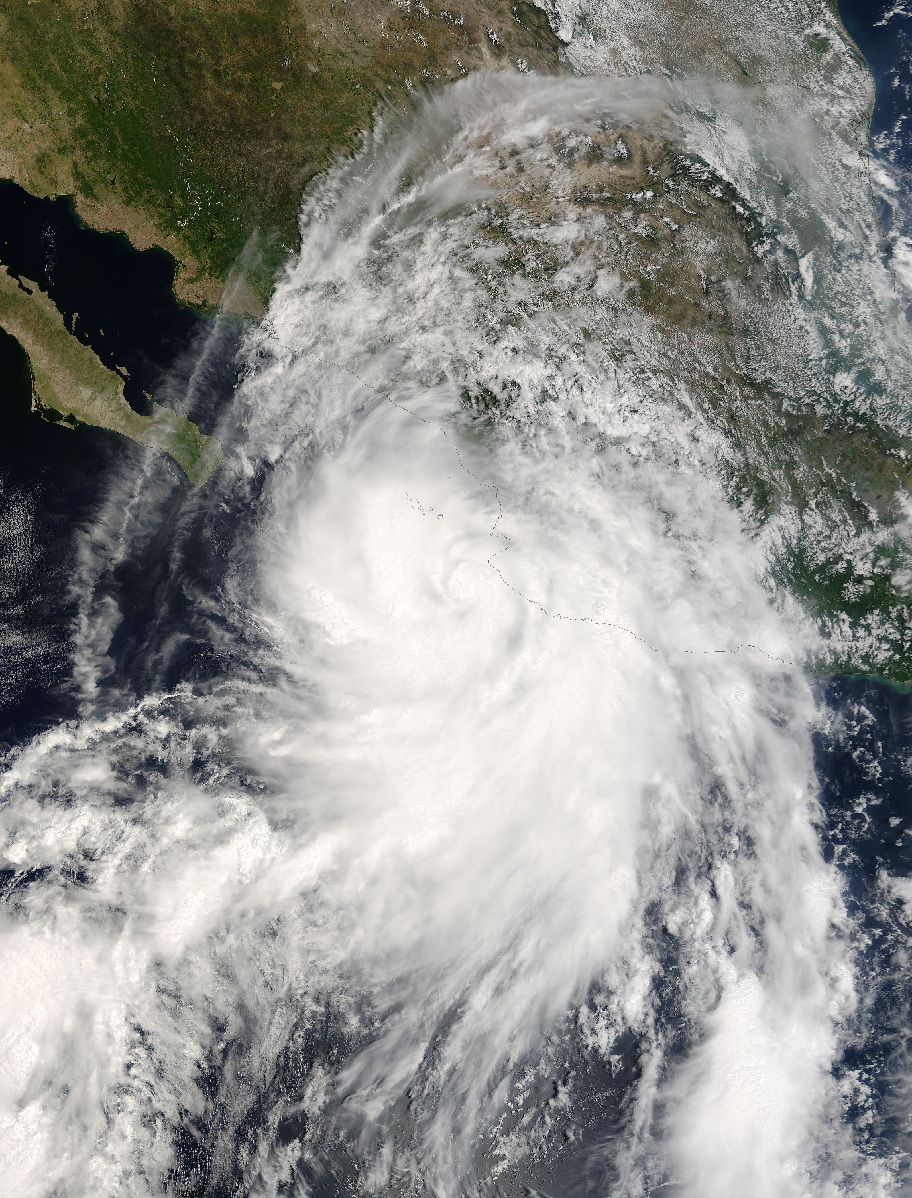 Hurricane Lane (13E) over Mexico - related image preview