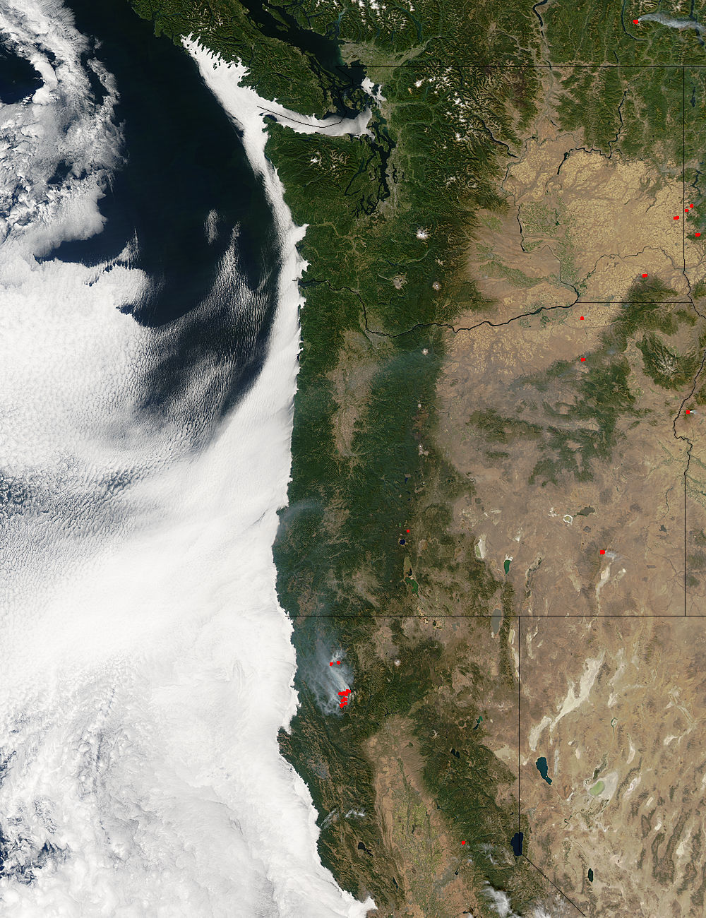 Clouds along the Pacific Coast - related image preview