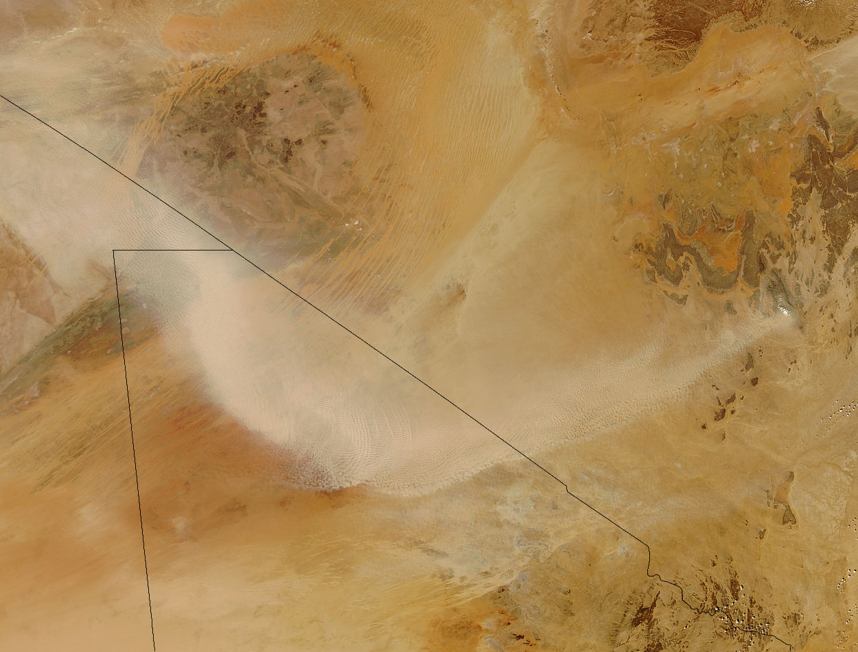 Dust storm in the Sahara Desert - related image preview