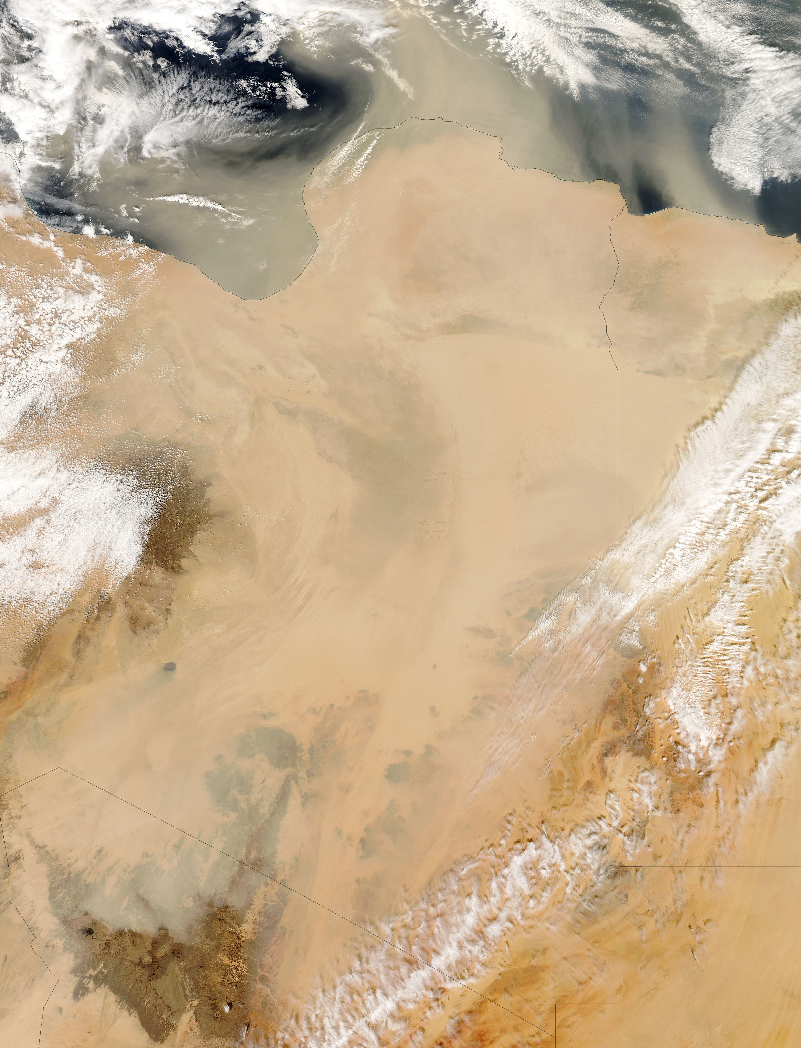 Dust storm in north Africa - related image preview