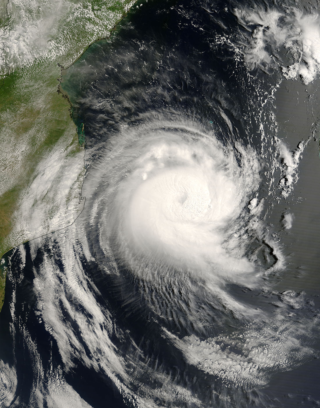 Tropical Cyclone Favio (14S) approaching Mozambique - related image preview