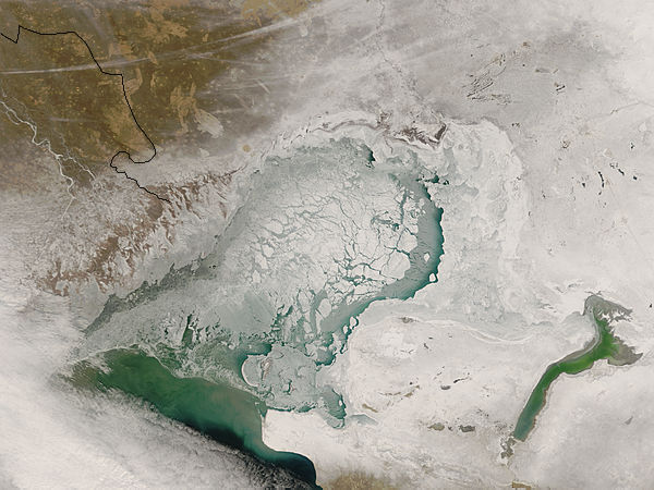 Ice in the northern Caspian Sea - related image preview