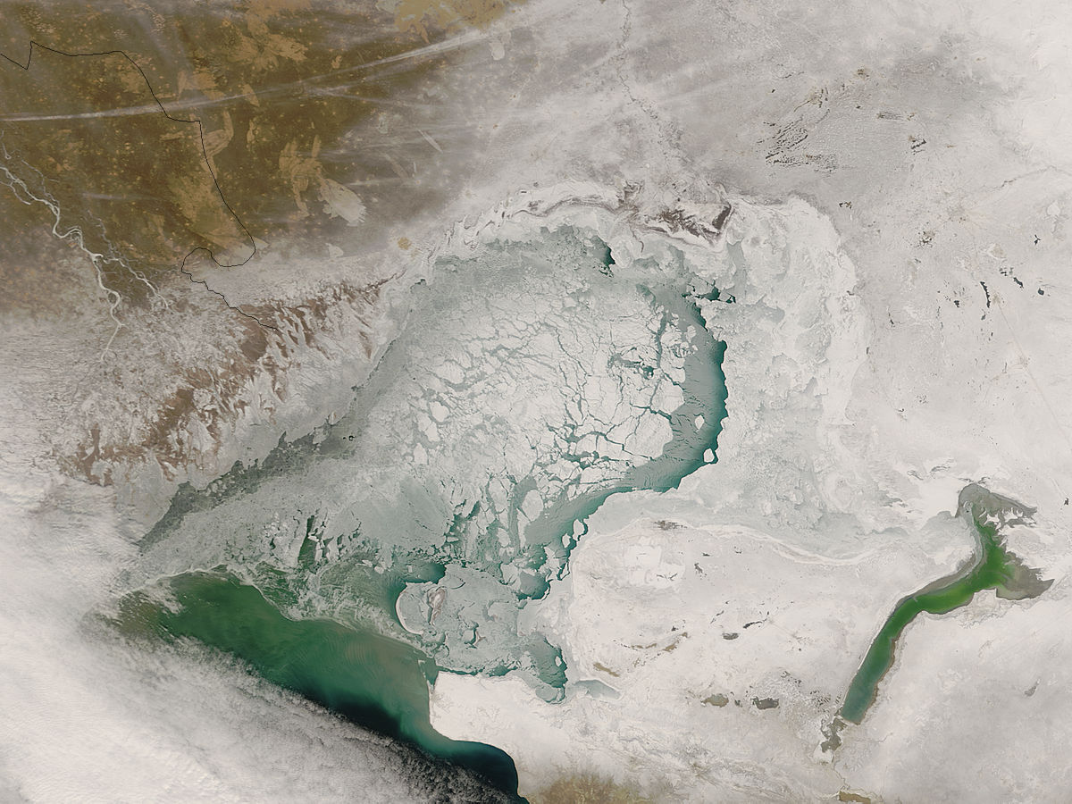 Ice in the northern Caspian Sea - related image preview