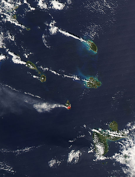 Ash Plume from Soufriere Hills, Montserrat - related image preview