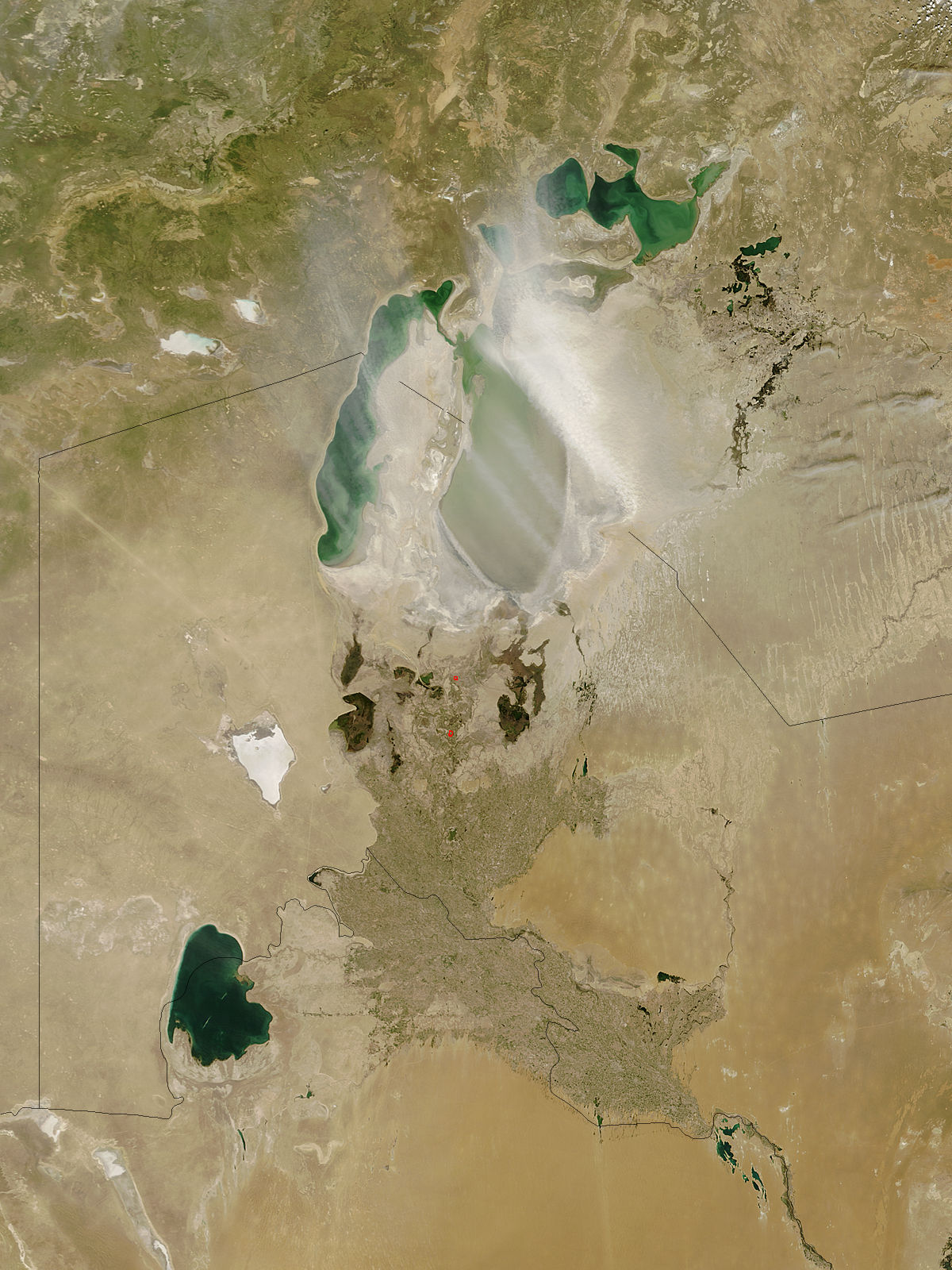 Dust Storm over the Aral Sea - related image preview