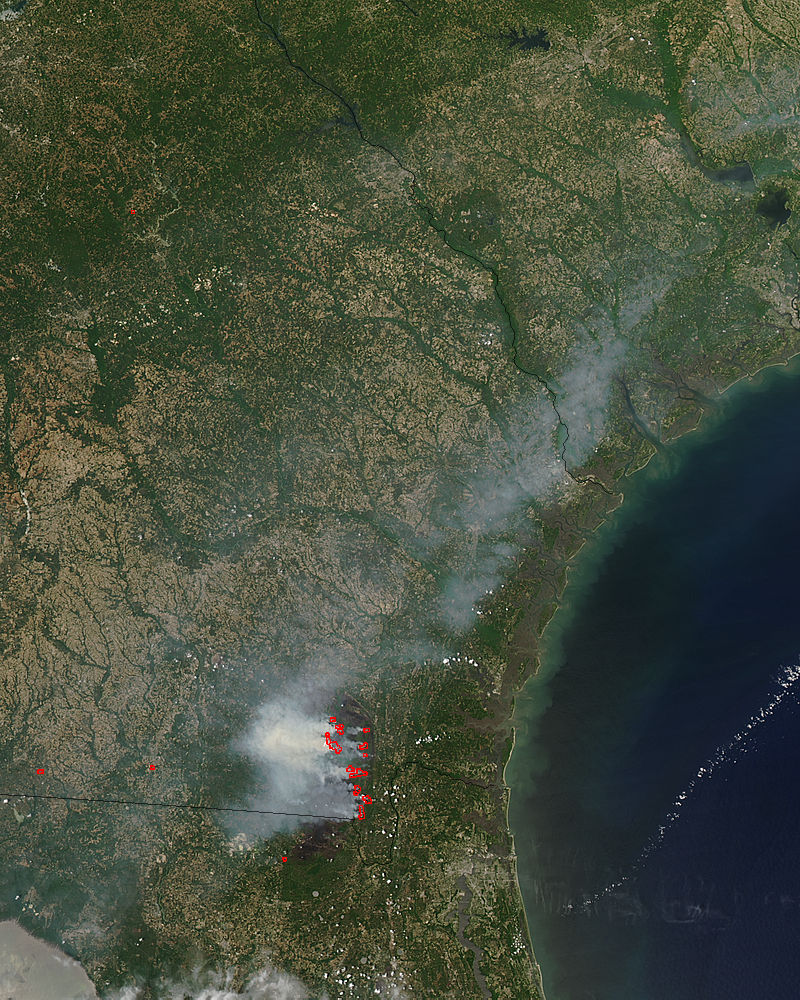 Fires and smoke in Georgia and Florida - related image preview