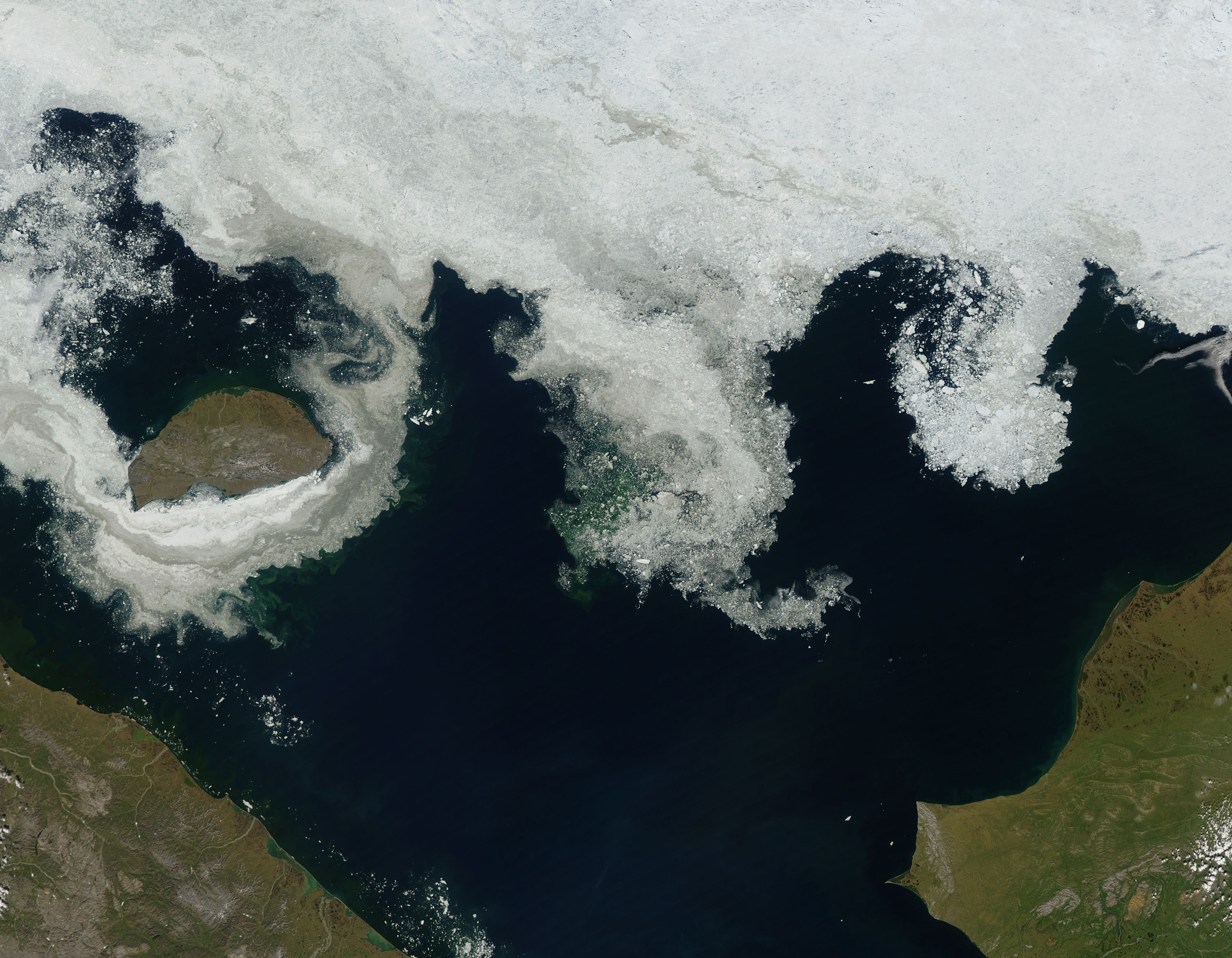 Sea ice in the Chukchi Sea, eastern Russia - related image preview